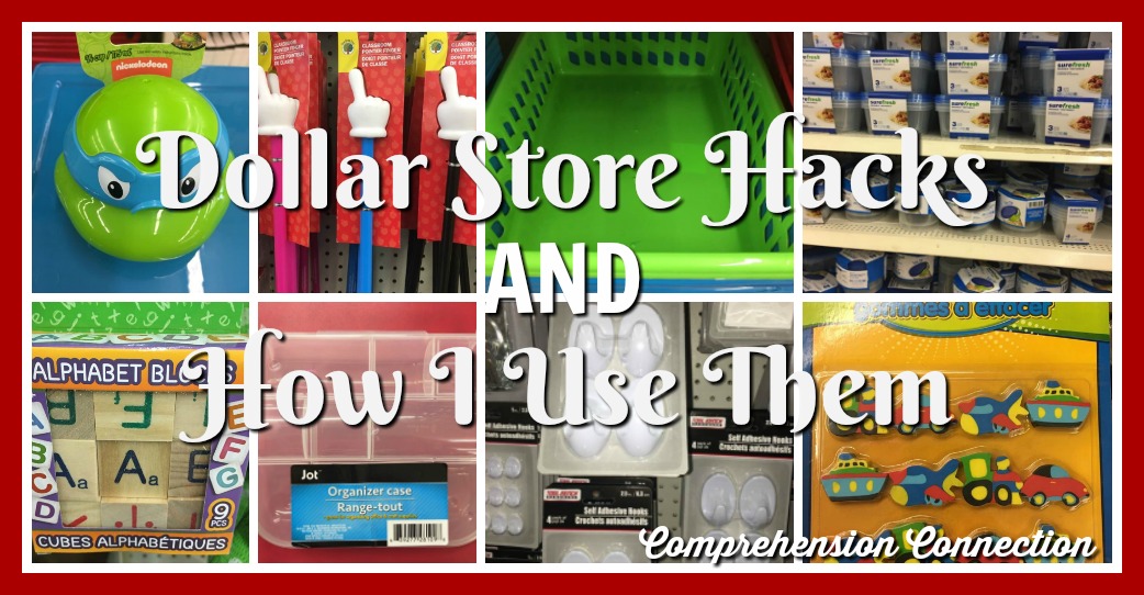 Dollar Store Hacks & How I Use Them Comprehension Connection Bloglovin’